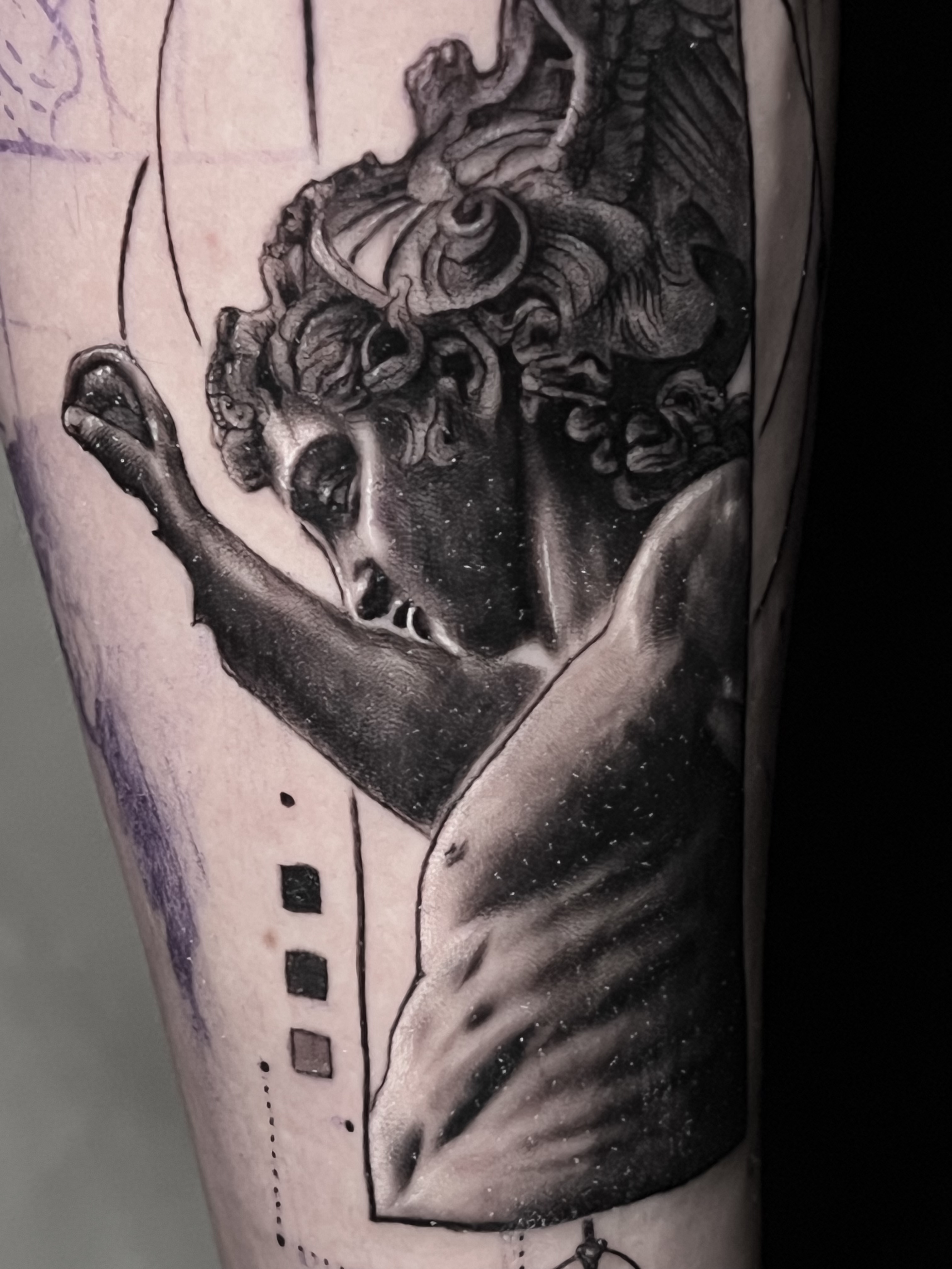 Black and Grey tattoo 17